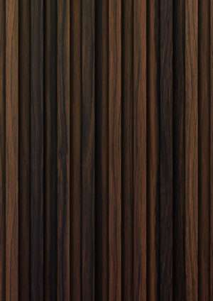 Midnight Oak | Aluminium Composite Louvers | Alumaze